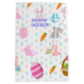 Happy Pasen Medium Cadeauzakje (Achterkant)