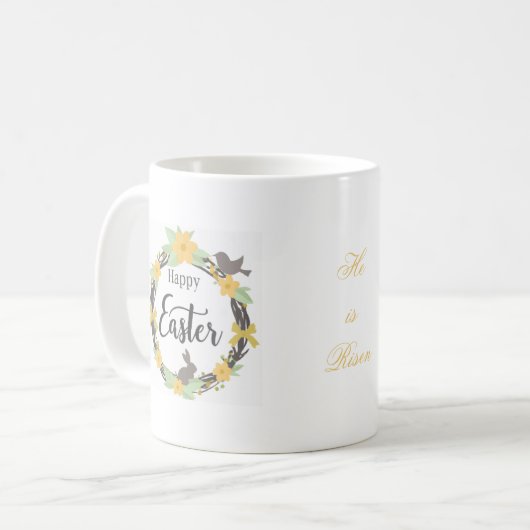 Happy Pasen Mok (Voorkant links)