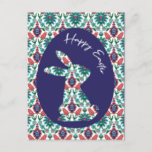 🐰 Happy Pasen 💙 ❤️ mooie Turkse tegels, Briefkaart