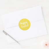 Happy Pasen - Ronde Sticker (Envelop)
