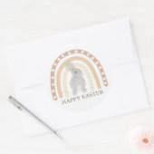 Happy Pasen Ronde Sticker (Envelop)
