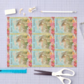 Happy Pasen Typografie  Angel Lamb Tissuepapier (Craft)