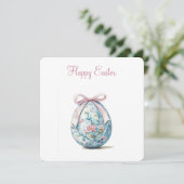 Happy Pasen Uitnodiging (Staand voorkant)