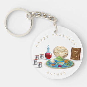 Happy Passover Bord Kosher Pesach Sleutelhanger