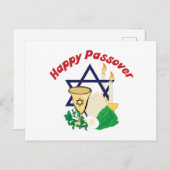 Happy Passover Briefkaart (Voorkant / Achterkant)