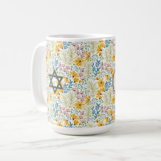 Happy Passover - Chag Pesach Sameach Coffee Mok (Voorkant links)