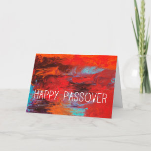 Happy Passover Deurposten en Lintel Feestdagen Kaart