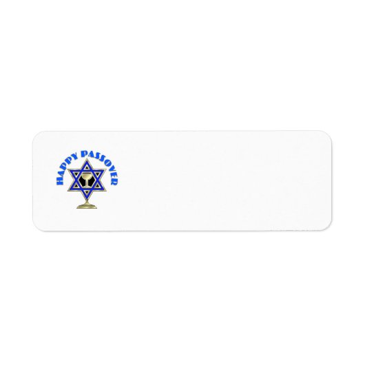 Happy Passover Etiket (Voorkant)