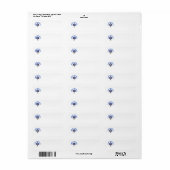 Happy Passover Etiket (Full Sheet)
