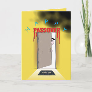 Happy Passover Exodus Cartoon Greeting Kaart