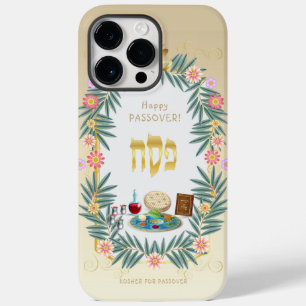 Happy Passover  floral Lijst Case-Mate iPhone 14 Pro Max Hoesje