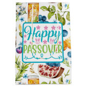 Happy Passover Gift Bag Medium Cadeauzakje (Achterkant)