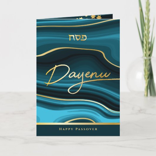 Happy Passover Holiday Kaart met Gold (Voorkant)