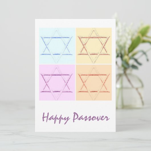 Happy Passover Kaart (Staand voorkant)