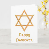 Happy Passover Kaart (Gele Bloem)