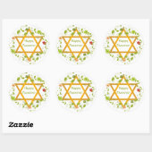 Happy Passover Magen David Sticker (Feuille)