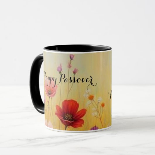 "Happy Passover" Mug (Devant gauche)