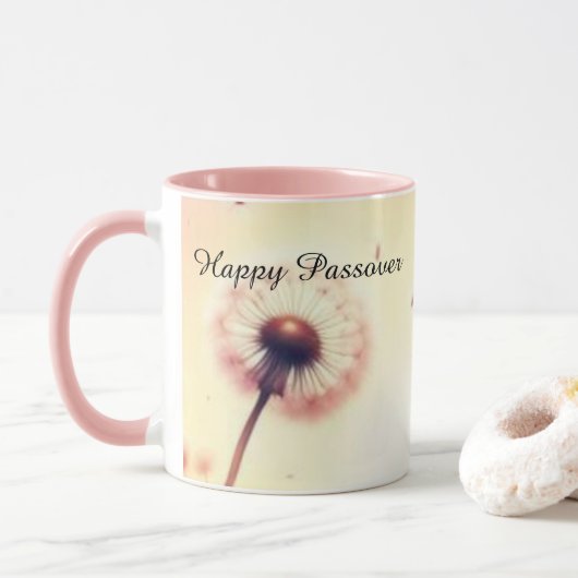 "Happy Passover" Mug Mok (Met donut)