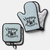 Happy Passover Ovenwant & Pannenlap Set (Voorkant / Achterkant)