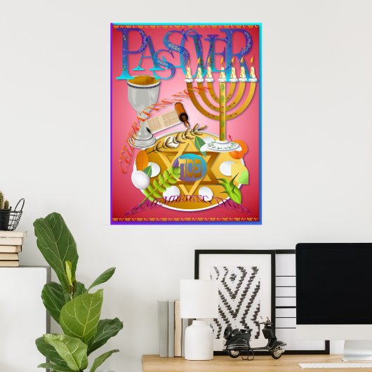 Happy Passover Posters (Thuiskantoor)