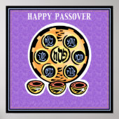 "Happy Passover"-printer/Poster Poster (Voorkant)
