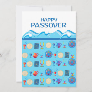 Happy Passover Spring Pesach Seder Feestdagenkaart