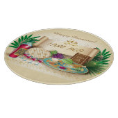 Happy Passover Spring Pesach Seder  Snijplank (Hoek)