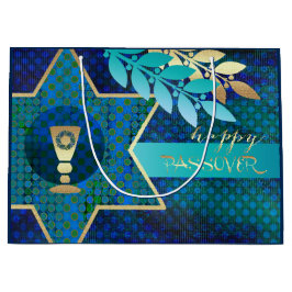 Happy Passover. Ster van David en Kiddush Cup Large Cadeauzakje