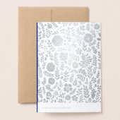 Happy Passover. Ster van David en Kiddush Folie Kaarten (Met envelop)