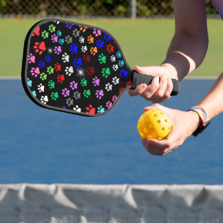Happy Paw-afdrukken Pickleball Paddle