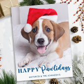Happy Pawholidays Gepersonaliseerde Schattigee Pet Feestdagenkaart