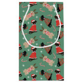 Happy Pawholidays Labrador Retriever Honden Klein Cadeauzakje (Achterkant)