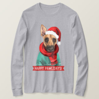 Happy Pawlidays Kerstmis T-Shirt, breid de BMC uit T-shirt