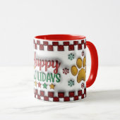 Happy Pawlidays Mug Mok (Voorkant rechts)