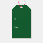 Happy Pawlidays Welsh Wire Fox Terrier Dogs Cadeaulabel (Achterkant)