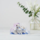 Happy Paws Custom Visitekaartje (Staand voorkant)