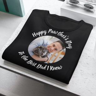 Happy Pawther's Day van de Dog Custom Photo T-shirt