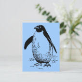 Happy Penguin Briefkaart (Staand voorkant)