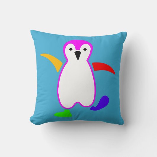 Happy Penguin Kussen (Voorkant)