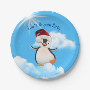 Happy Penguins, Santa-petten Papieren Bordje