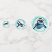 Happy Penguins Table Confetti (Devant)