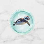 Happy Penguins Table Confetti (Petit recto)