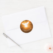 Happy Pentecost Ronde Sticker (Envelop)