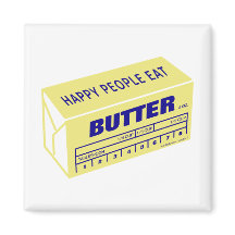 Happy People eet Butter (blauw)