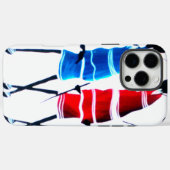 Happy People Masai Warriors Walking Art Print Case-Mate iPhone Case (Achterkant (horizontaal))