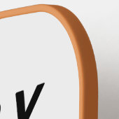 Happy People Play Pickleball Paddle (Links Detail)