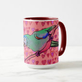 Happy perrot tone tone tone tasse de café (Devant droit)