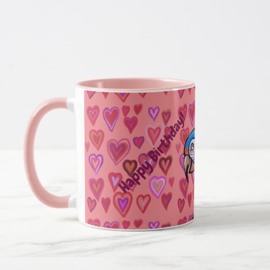 Happy perrot tone tone tone tasse de café (Gauche)