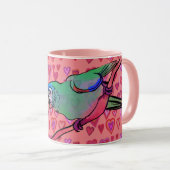 Happy perrot tone tone tone tasse de café (Devant droit)