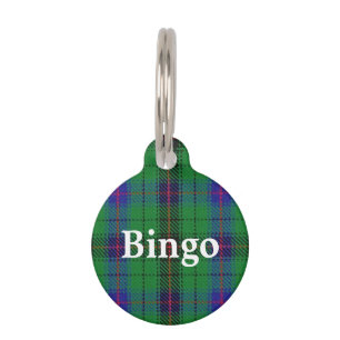 Happy Pet Clan Davidson Tartan Huisdierpenning